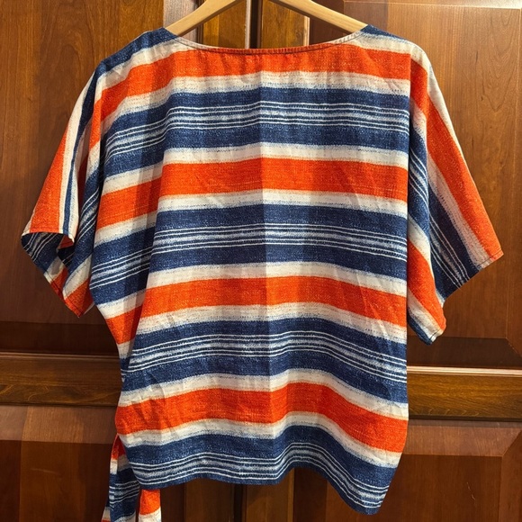 Michael Kors Sunset Illusion Tie Side Top Size Small - Picture 4 of 9